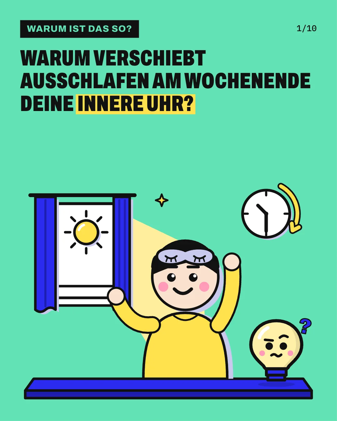 Warum verschiebt Ausschlafen am Wochenende deine innere Uhr?