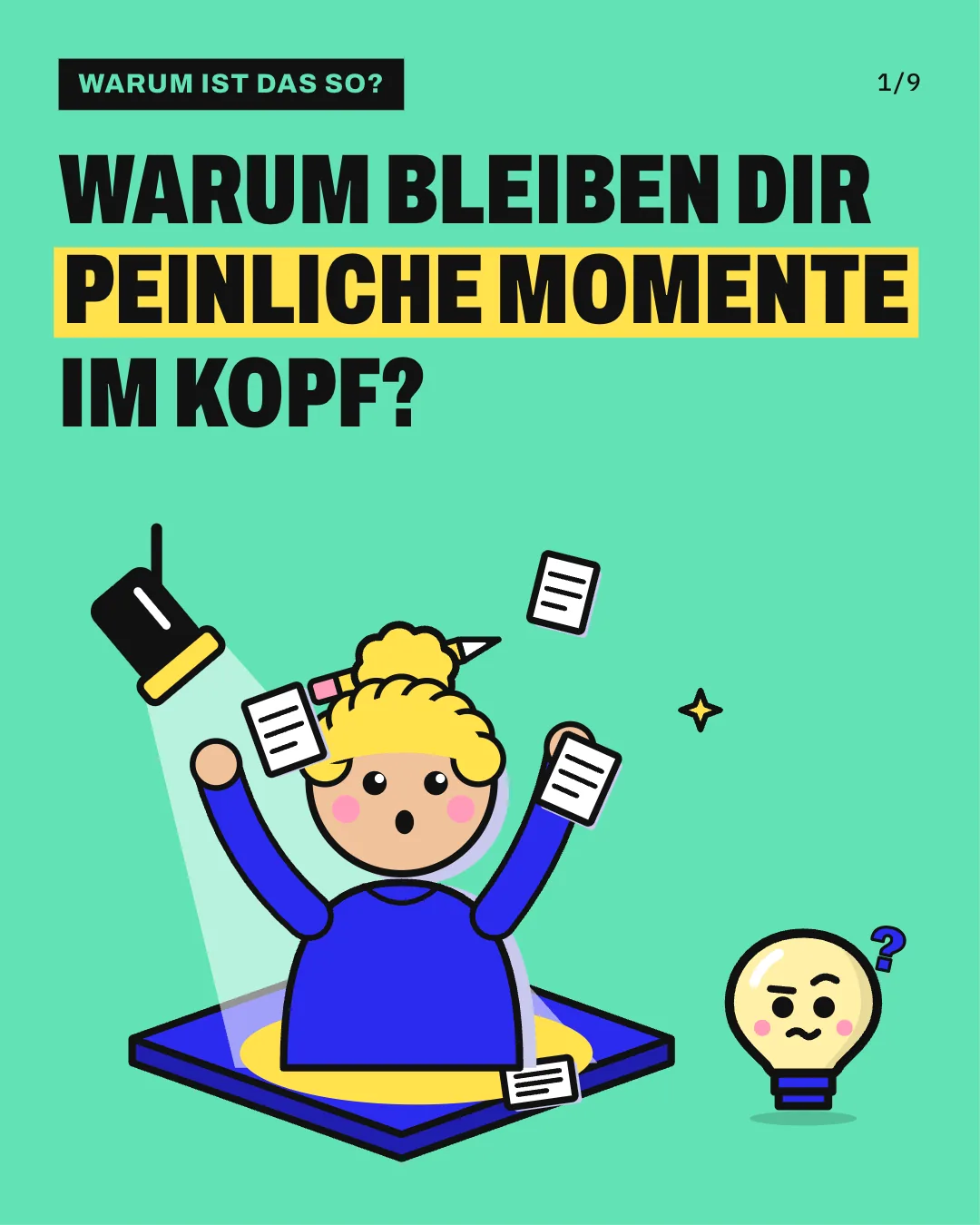 Warum bleiben dir peinliche Momente im Kopf?
