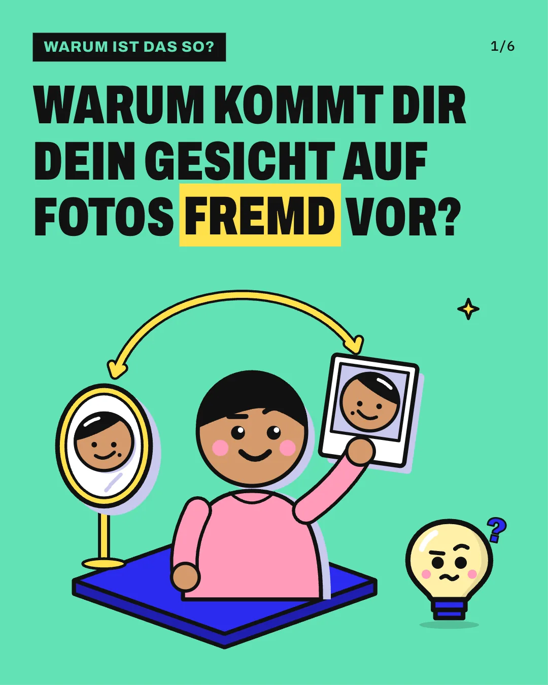 Warum kommt dir dein Gesicht auf Fotos fremd vor?