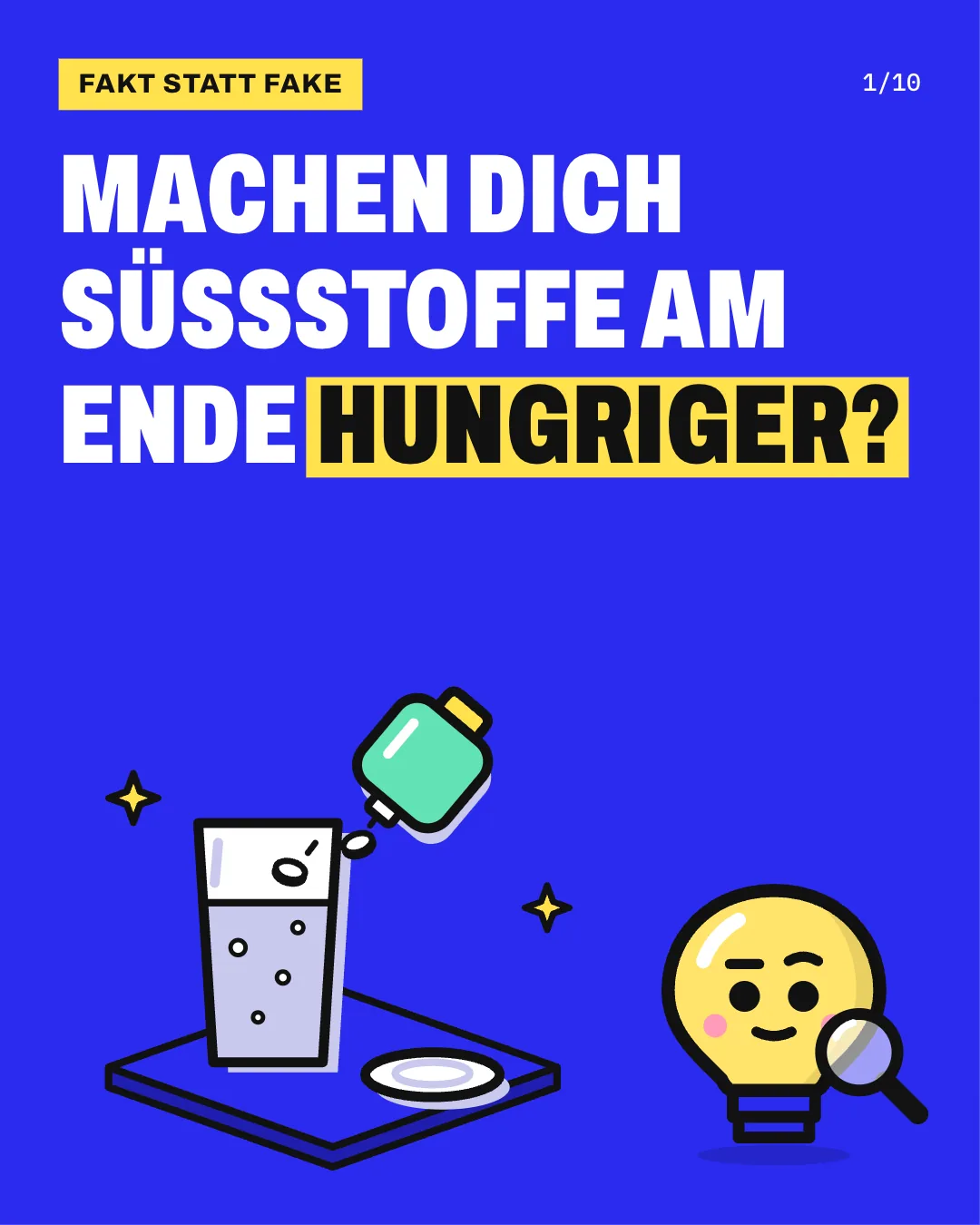 Machen dich Süßstoffe am Ende hungriger?