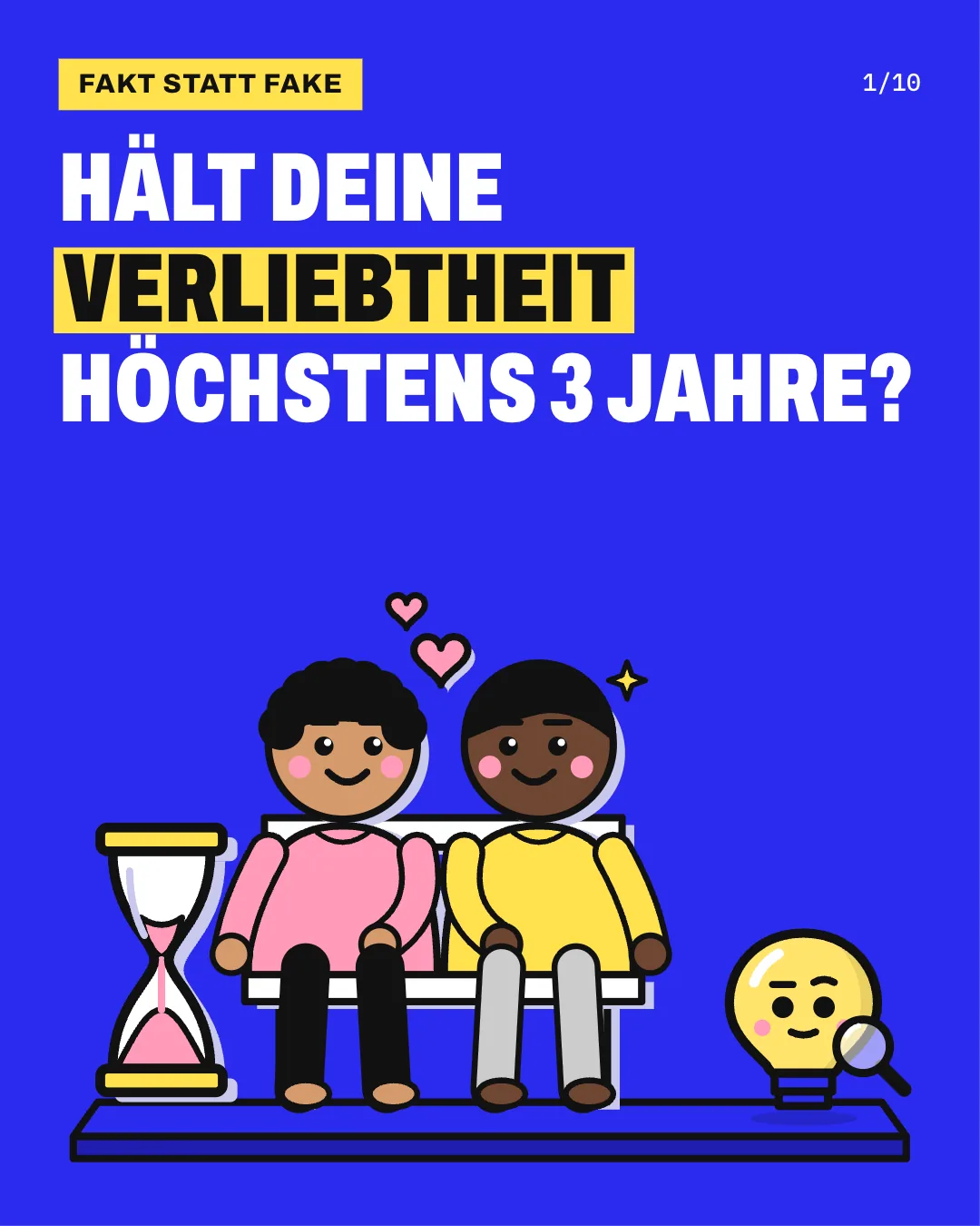 Hält deine Verliebtheit höchstens 3 Jahre?
