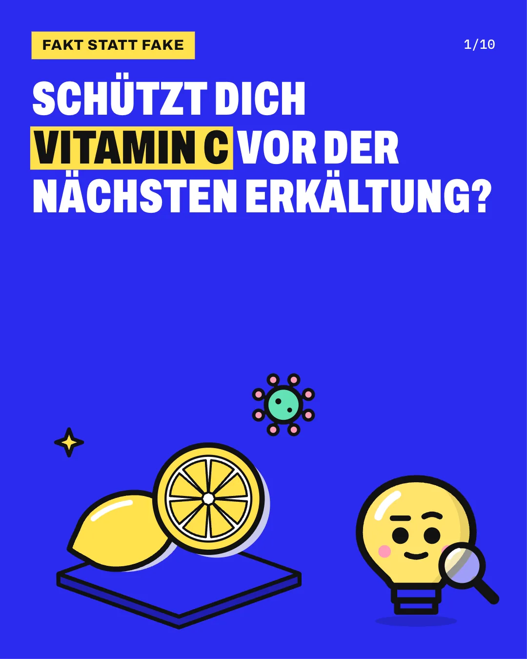 Schützt dich Vitamin C vor der nächsten Erkältung?